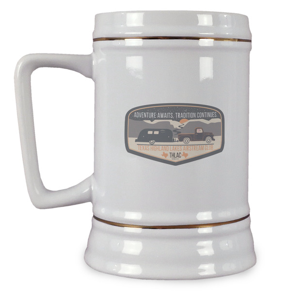 Custom Texas Highland Lakes Airstream Club Logo Beer Stein