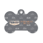 Texas Highland Lakes Airstream Club Logo Bone Shaped Dog ID Tag - Small