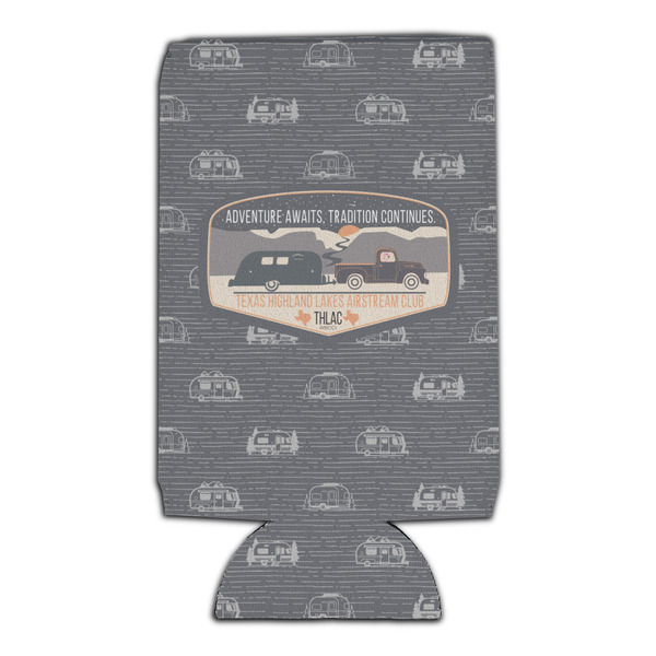 Texas Highland Lakes Airstream Club Logo Can Cooler - 16oz - Set of 4 - Front
