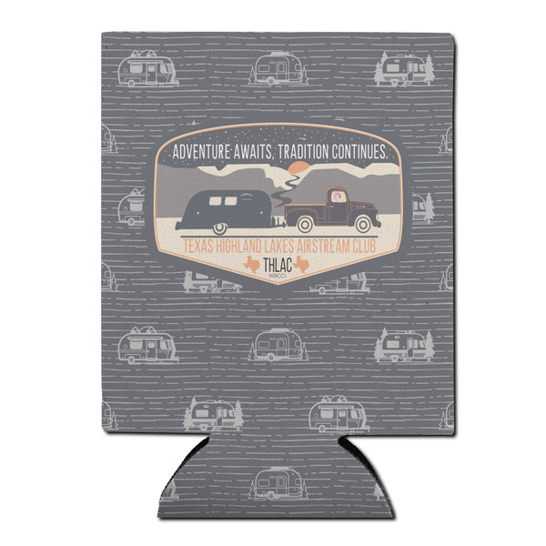 Texas Highland Lakes Airstream Club Logo Can Cooler - Standard 12oz - Flat Front