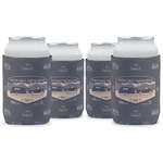 Texas Highland Lakes Airstream Club Logo Can Coolers - 12 oz - Set of 4