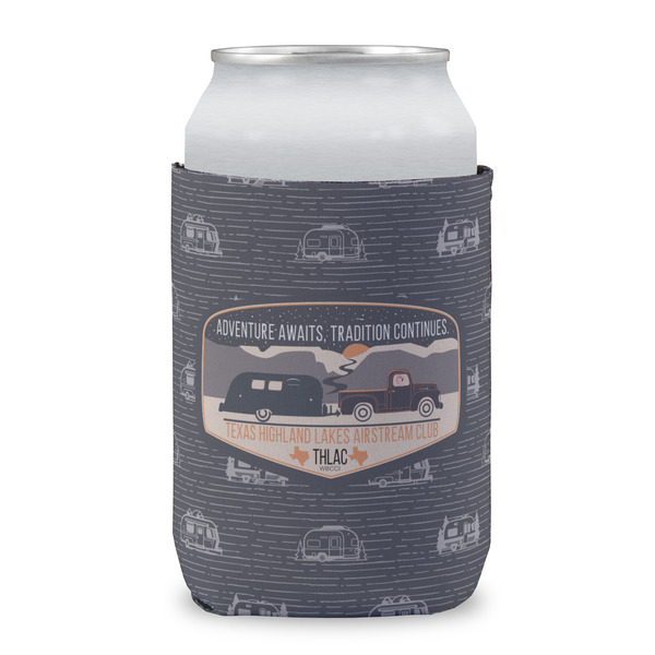 Custom Texas Highland Lakes Airstream Club Logo Can Cooler - 12 oz - Single