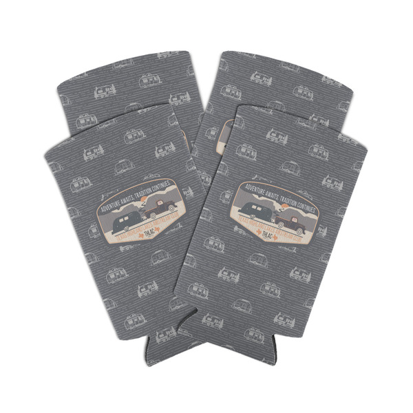 Texas Highland Lakes Airstream Club Logo Can Cooler - Tall 12oz - Set of 4 - Main