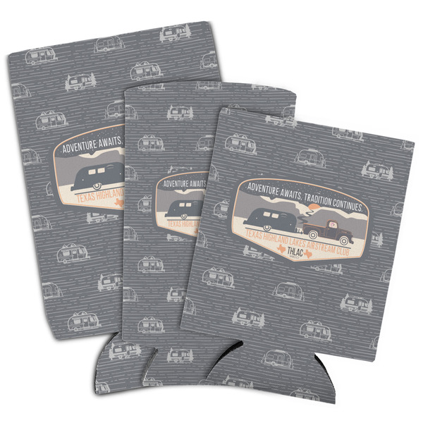 Texas Highland Lakes Airstream Club Logo Can Coolers - Main