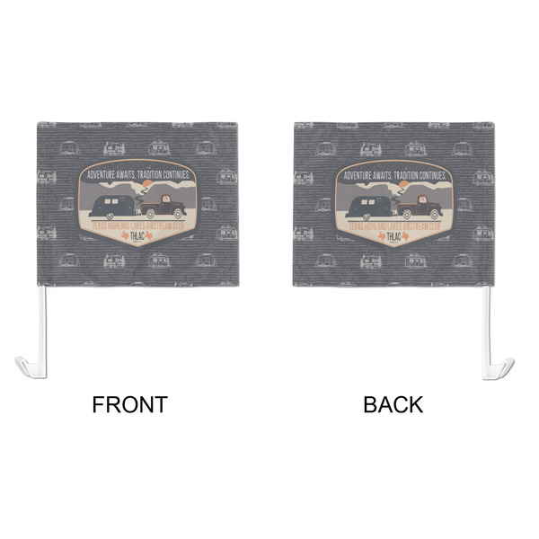 Texas Highland Lakes Airstream Club Logo Car Flag - Large - APPROVAL