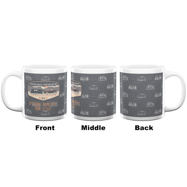 Texas Highland Lakes Airstream Club Logo Coffee Mug - 20 oz - White APPROVAL