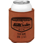 Texas Highland Lakes Airstream Club Logo Leatherette Can Sleeve - Double-Sided