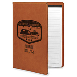 Texas Highland Lakes Airstream Club Logo Leatherette Portfolio with Notepad