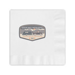 Texas Highland Lakes Airstream Club Logo Coined Cocktail Napkins