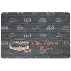 Texas Highland Lakes Airstream Club Logo Dog Food Mat