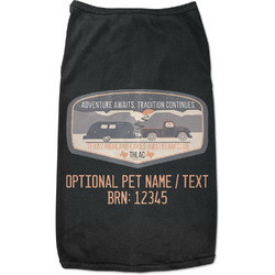 Texas Highland Lakes Airstream Club Logo Black Pet Shirt