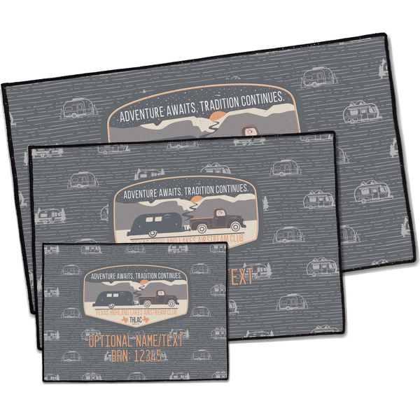Texas Highland Lakes Airstream Club Logo Door Mats - Parent/Main