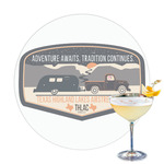 Texas Highland Lakes Airstream Club Logo Printed Drink Topper