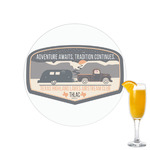 Texas Highland Lakes Airstream Club Logo Printed Drink Topper - 2.15"