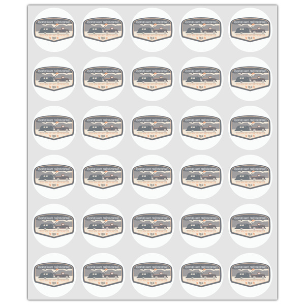 Texas Highland Lakes Airstream Club Logo Drink Topper - XSmall - Set of 30