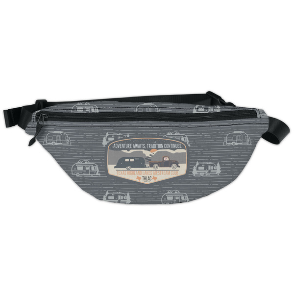 Custom Texas Highland Lakes Airstream Club Logo Fanny Pack - Classic Style
