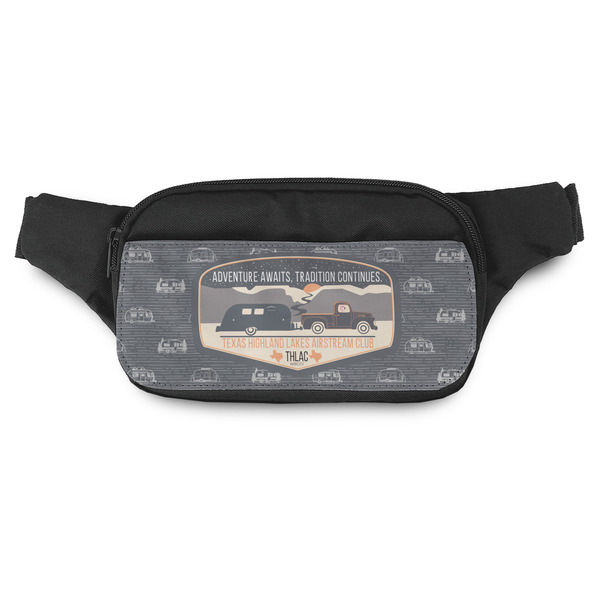 Custom Texas Highland Lakes Airstream Club Logo Fanny Pack - Modern Style