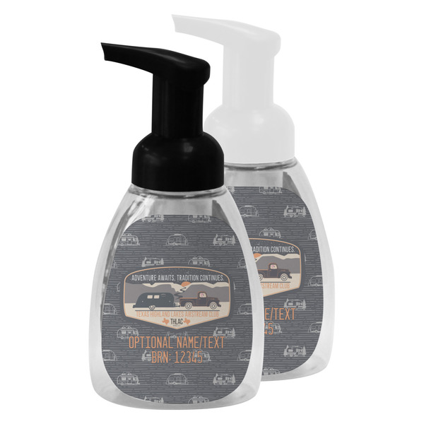 Texas Highland Lakes Airstream Club Logo Foam Soap Bottles - Main