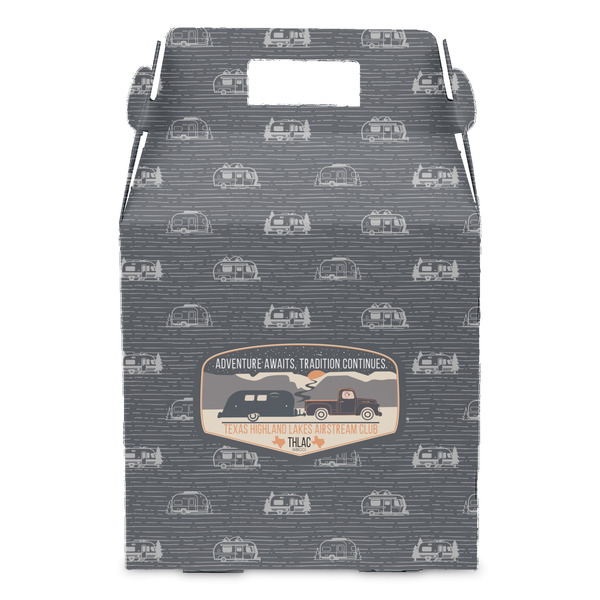 Texas Highland Lakes Airstream Club Logo Gable Favor Box - Front