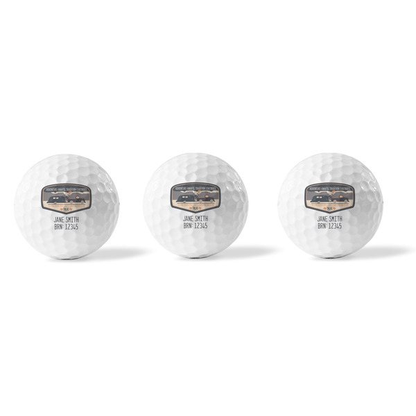 Texas Highland Lakes Airstream Club Logo Golf Balls - Generic - Set of 3 - APPROVAL