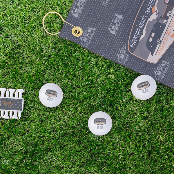 Texas Highland Lakes Airstream Club Logo Golf Balls - Generic - Set of 3 - LIFESTYLE