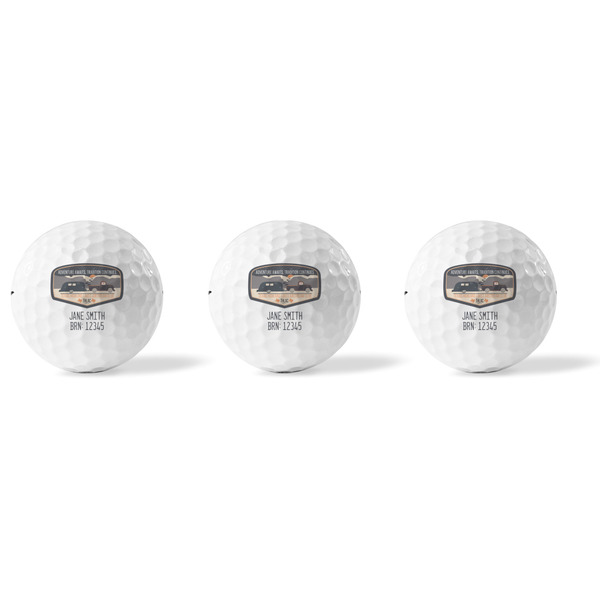Texas Highland Lakes Airstream Club Logo Golf Balls - Titleist - Set of 3 - APPROVAL