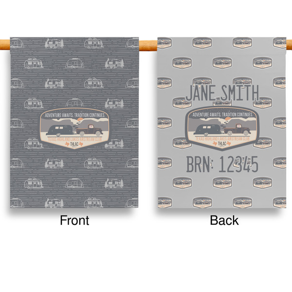 Texas Highland Lakes Airstream Club Logo House Flags - Double Sided - APPROVAL
