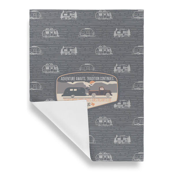 Texas Highland Lakes Airstream Club Logo House Flags - Single Sided - FRONT FOLDED