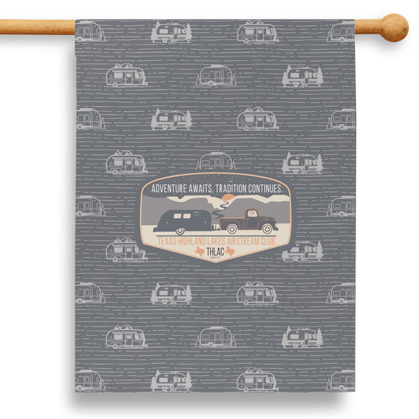 Custom Texas Highland Lakes Airstream Club Logo 28" House Flag