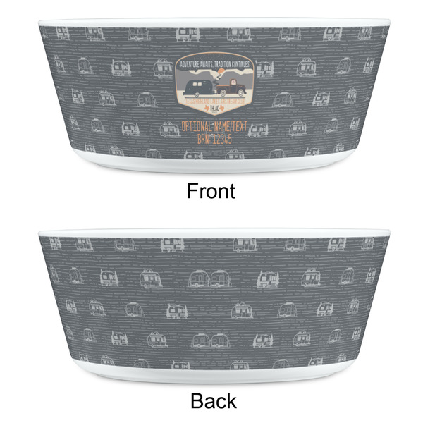 Texas Highland Lakes Airstream Club Logo Kids Bowls - Approval