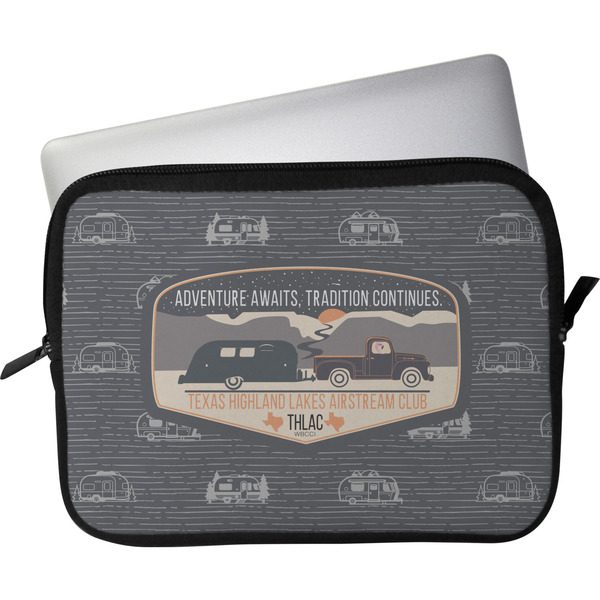 Custom Texas Highland Lakes Airstream Club Logo Laptop Sleeve / Case