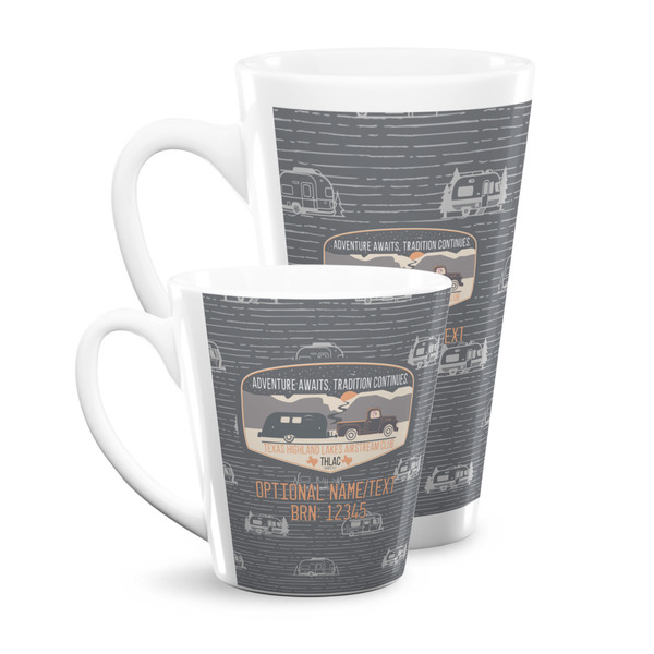 Texas Highland Lakes Airstream Club Logo Latte Mugs Main