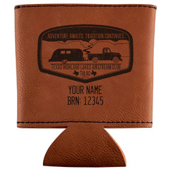 Texas Highland Lakes Airstream Club Logo Leatherette Can Sleeve