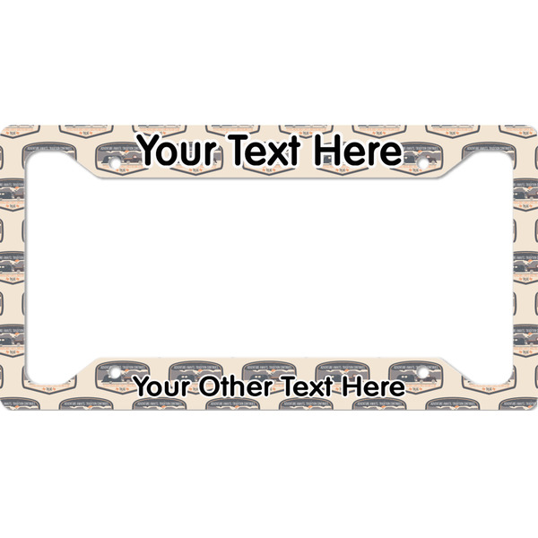 Custom Texas Highland Lakes Airstream Club Logo License Plate Frame