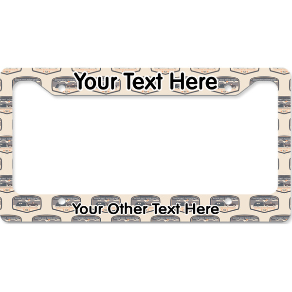 Texas Highland Lakes Airstream Club Logo License Plate Frame - Style B