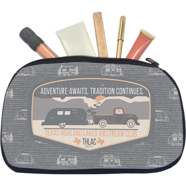 Texas Highland Lakes Airstream Club Logo Makeup Bag Medium