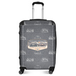 Texas Highland Lakes Airstream Club Logo Suitcase - 24" Medium - Checked