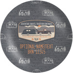 Texas Highland Lakes Airstream Club Logo Melamine Plate