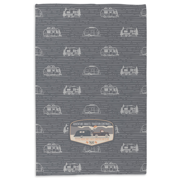Texas Highland Lakes Airstream Club Logo Microfiber Dish Towel - APPROVAL