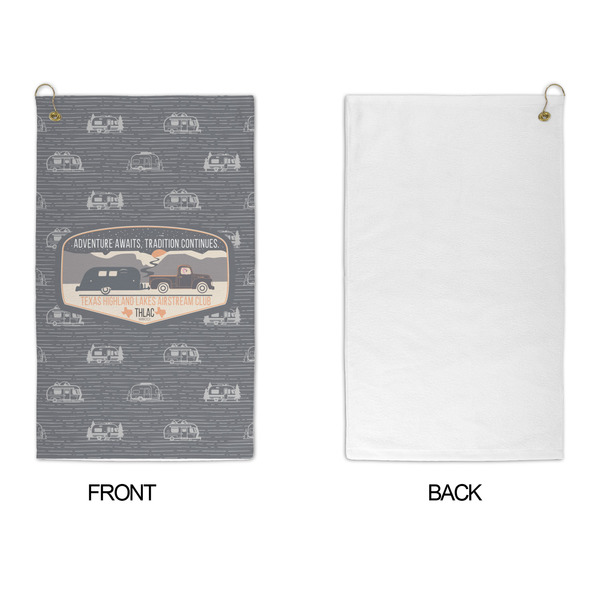 Texas Highland Lakes Airstream Club Logo Microfiber Golf Towels - APPROVAL