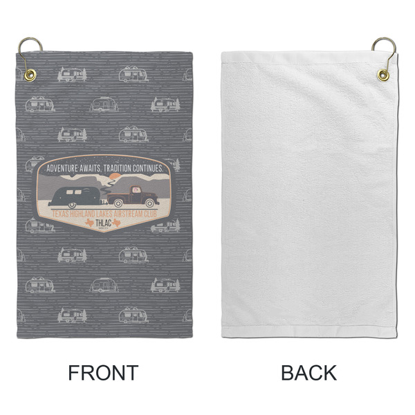 Texas Highland Lakes Airstream Club Logo Microfiber Golf Towels - Small - Approval