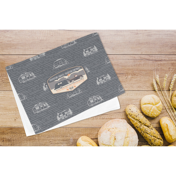 Texas Highland Lakes Airstream Club Logo Microfiber Kitchen Towel - LIFESTYLE