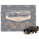 Texas Highland Lakes Airstream Club Logo Dog Blanket - Large