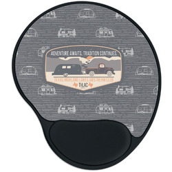Texas Highland Lakes Airstream Club Logo Mouse Pad with Wrist Support