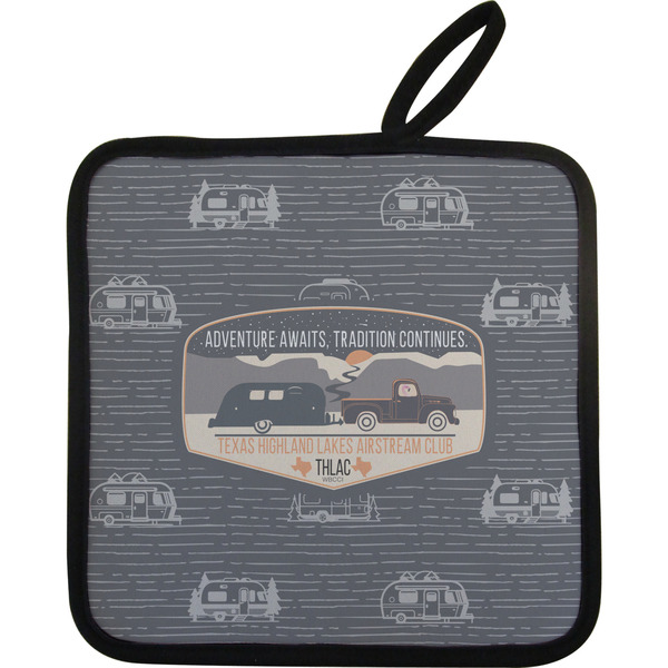 Texas Highland Lakes Airstream Club Logo Neoprene Pot Holder