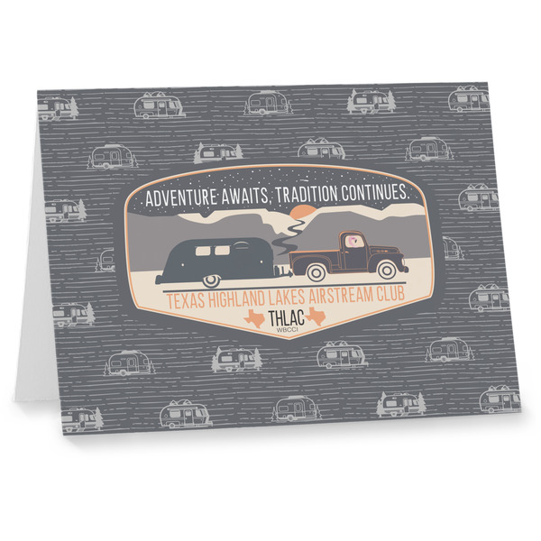 Custom Texas Highland Lakes Airstream Club Logo Note Cards