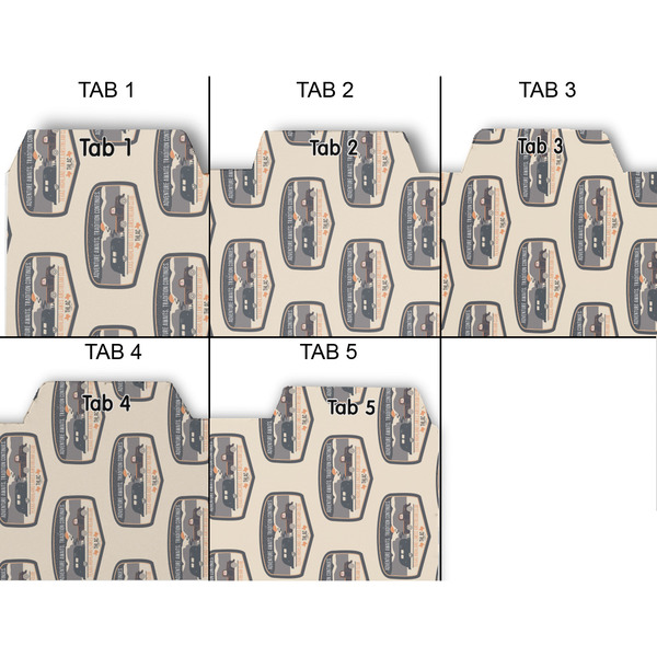 Texas Highland Lakes Airstream Club Logo Page Dividers - Set of 5 - Approval