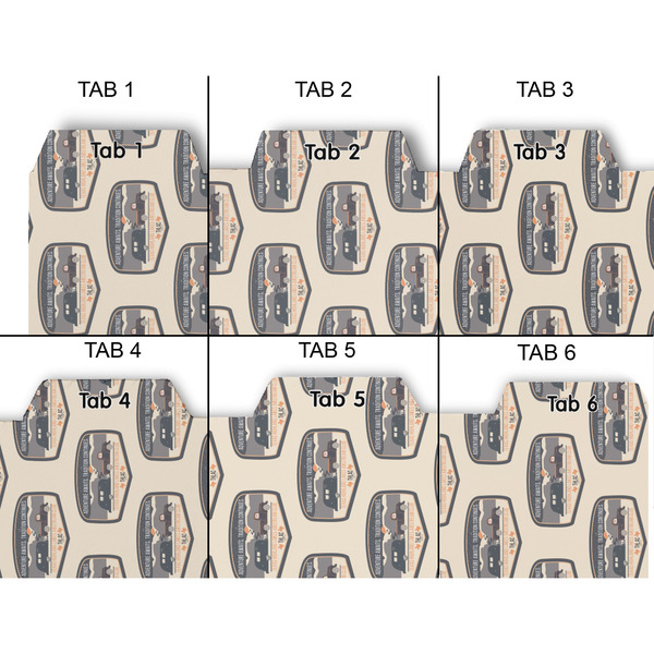 Texas Highland Lakes Airstream Club Logo Page Dividers - Set of 6 - Approval