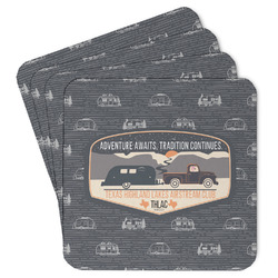 Texas Highland Lakes Airstream Club Logo Paper Coasters