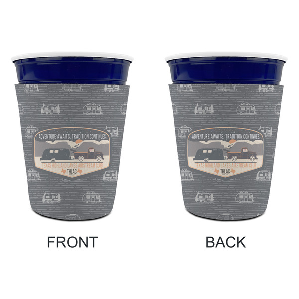 Texas Highland Lakes Airstream Club Logo Party Cup Sleeves - without bottom - Approval